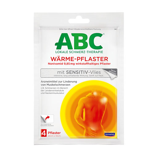 ABC W&auml;rme-Pflaster sensitive-Vlies Hansaplast med