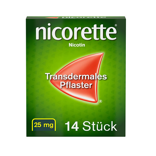 nicorette&reg;&nbsp;14 Nikotinpflaster, 25 mg Nikotin