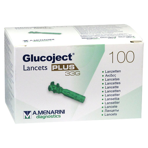 GLUCOJECT Lancets PLUS 33 G
