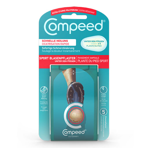 COMPEED Blasenpflaster unter den F&uuml;&szlig;en