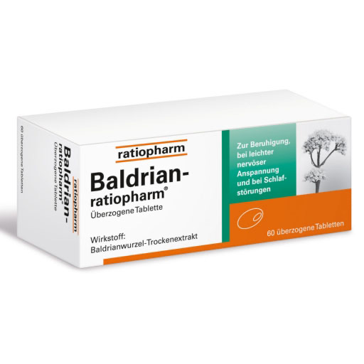 BALDRIAN-RATIOPHARM &uuml;berzogene Tabletten