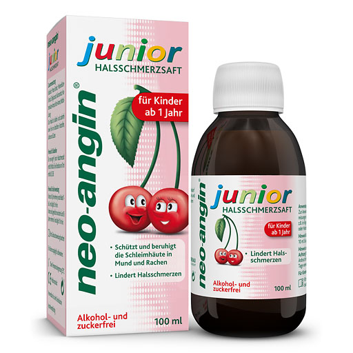 NEO-ANGIN junior Halsschmerzsaft