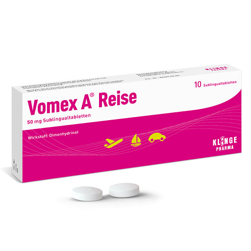 VOMEX A Reise 50 mg Sublingualtabletten