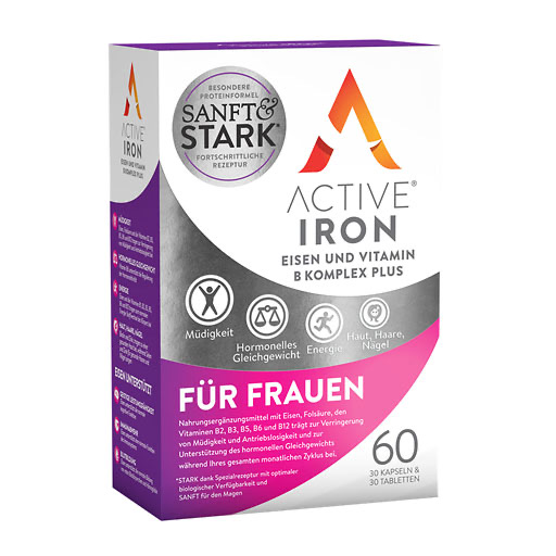ACTIVE IRON Eisen und Vitamin B Komplex plus