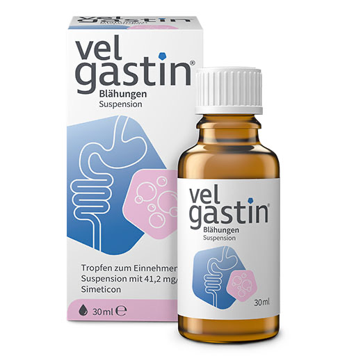 VELGASTIN Bl&auml;hungen Suspension zum Einnehmen