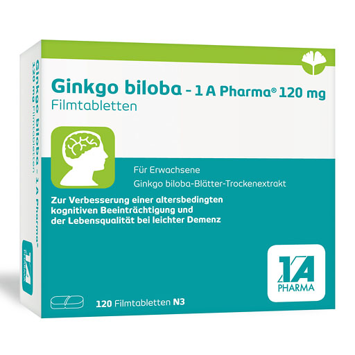 GINKGO BILOBA-1A Pharma 120 mg Filmtabletten
