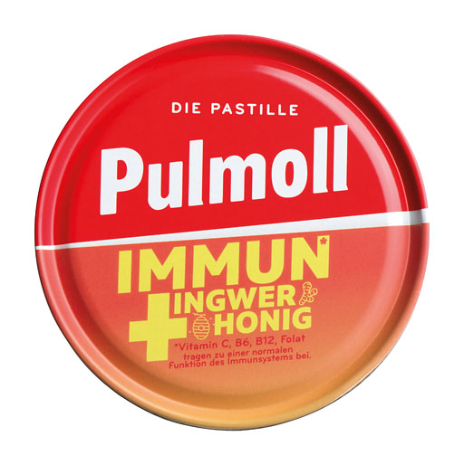 PULMOLL Immun Ingwer-Honig m.Vit.C B6 B12 Folat