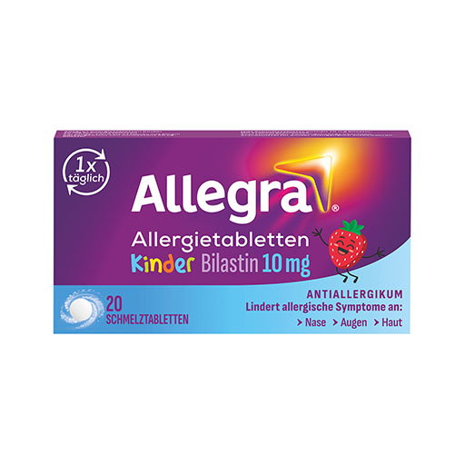 ALLEGRA Allergietabletten Kinder 10 mg Schmelztab.
